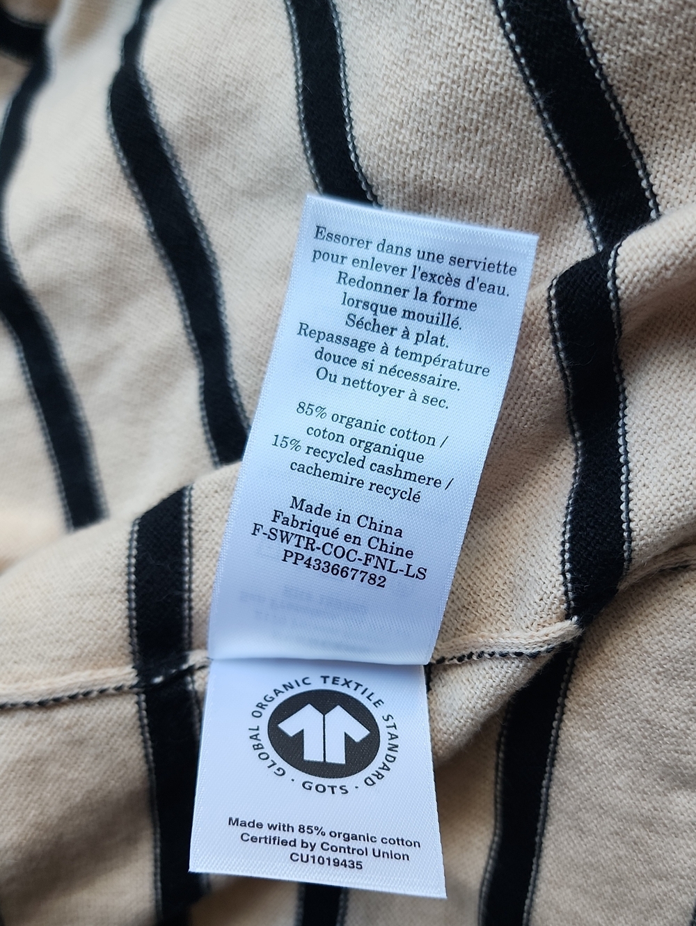 Everlane The Funnel Neck In Cotton Cashmere SWEATER nwot - Picture 9 of 9